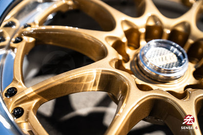 18" Volk GT-N [Step Lip] (Used Wheels) / 5x114.3 / 18x9.5 +18 / Gold