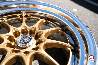 18" Volk GT-N [Step Lip] (Used Wheels) / 5x114.3 / 18x9.5 +18 / Gold