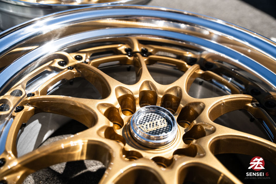 18" Volk GT-N [Step Lip] (Used Wheels) / 5x114.3 / 18x9.5 +18 / Gold