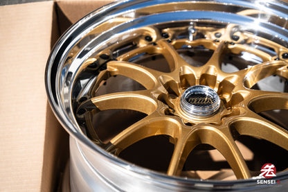 18" Volk GT-N [Step Lip] (Used Wheels) / 5x114.3 / 18x9.5 +18 / Gold