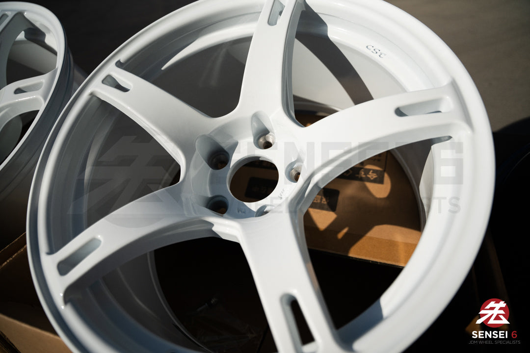 CST Zero-1 Hyper V2 / 18x9.5 +12 / 5x114.3 / White (WH) – Sensei 6
