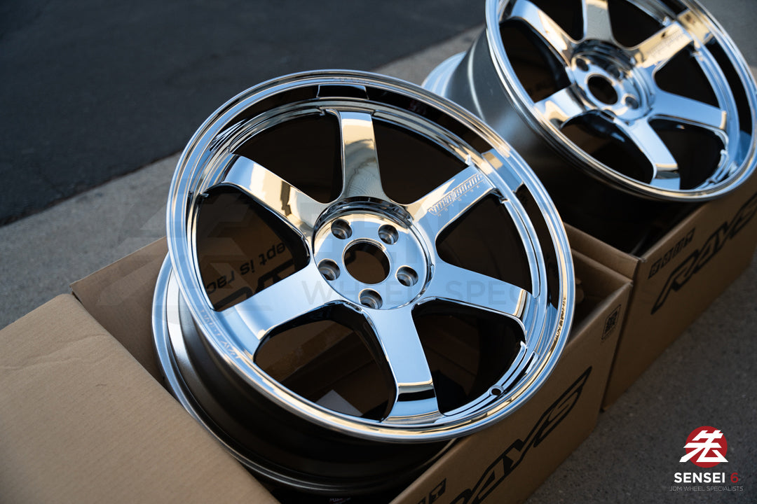 Volk TE37 Ultra M-Spec / 19x9,5 +23, 19x10,5 +35 / 5x112 / Cromado