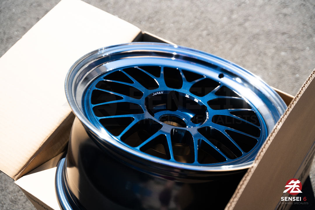 Volk 21A / 18x9.5 +22 / 5x120 / マグブルーリム DC (BL)