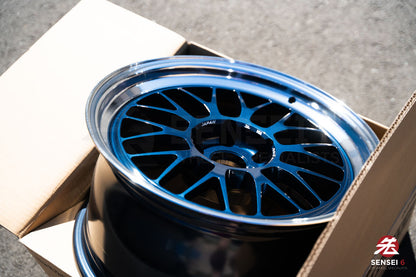 Volk 21A / 18x9.5 +22 / 5x120 / マグブルーリム DC (BL)