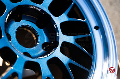 Volk 21A / 18x9.5 +22 / 5x120 / マグブルーリム DC (BL)