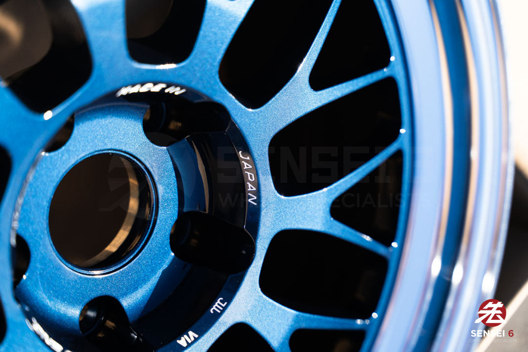 Volk 21A / 18x9.5 +22 / 5x120 / マグブルーリム DC (BL)