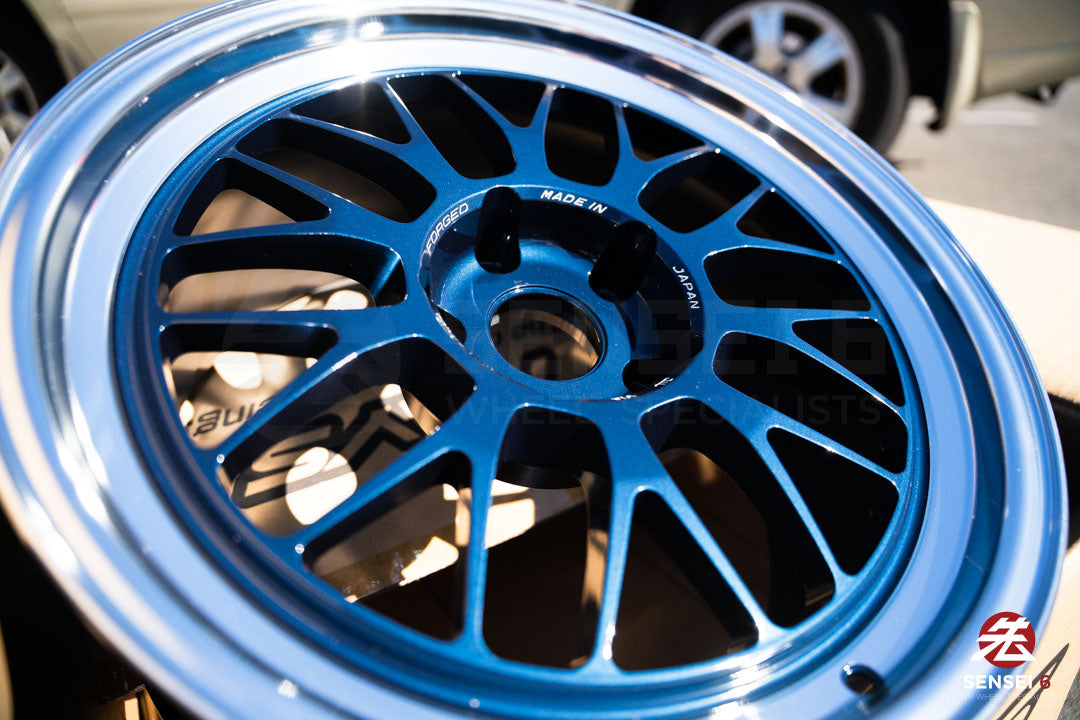 Volk 21A / 18x9.5 +22 / 5x120 / マグブルーリム DC (BL)