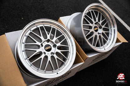 BBS LM / 20x9 +42, 20x12 +50 / 5x130 / Diamond Silver