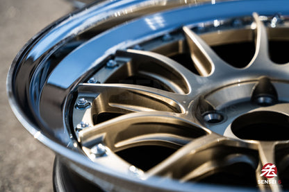19" NTM Pista [Double Step Lip] (Used Wheels Built to Order)