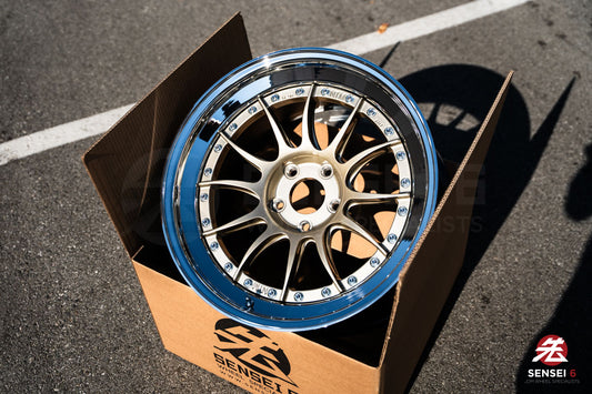 19" NTM Pista [Double Step Lip] (Used Wheels Built to Order)