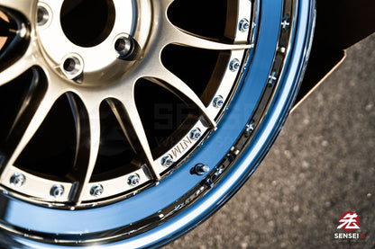 19" NTM Pista [Double Step Lip] (Used Wheels Built to Order)