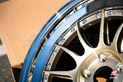 19" NTM Pista [Double Step Lip] (Used Wheels Built to Order)