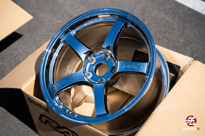 Luces Gram 57CR / 18x9.5 +22 / 5x114.3 / Cromadas 