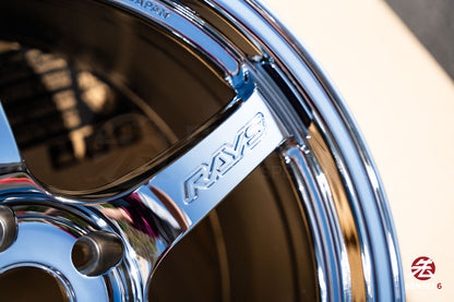 Luces Gram 57CR / 18x9.5 +22 / 5x114.3 / Cromadas 