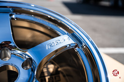 Luces Gram 57CR / 18x9.5 +22 / 5x114.3 / Cromadas 