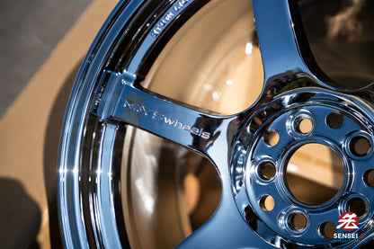 グラムライト 57DR / 18x9.5 +22 / 5x114.3 / クローム