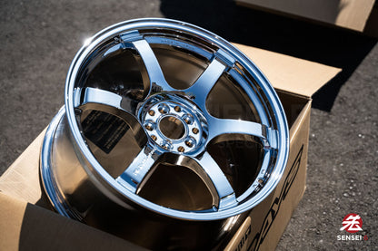 グラムライト 57DR / 18x9.5 +22 / 5x114.3 / クローム
