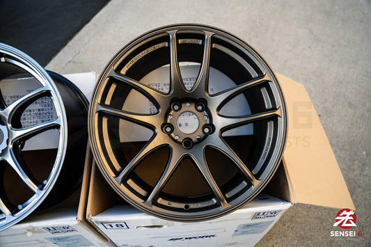 ワークエモーションCR極 / 18x9.5 +12 / 5x114.3 / マットブロンズ (AHG) 