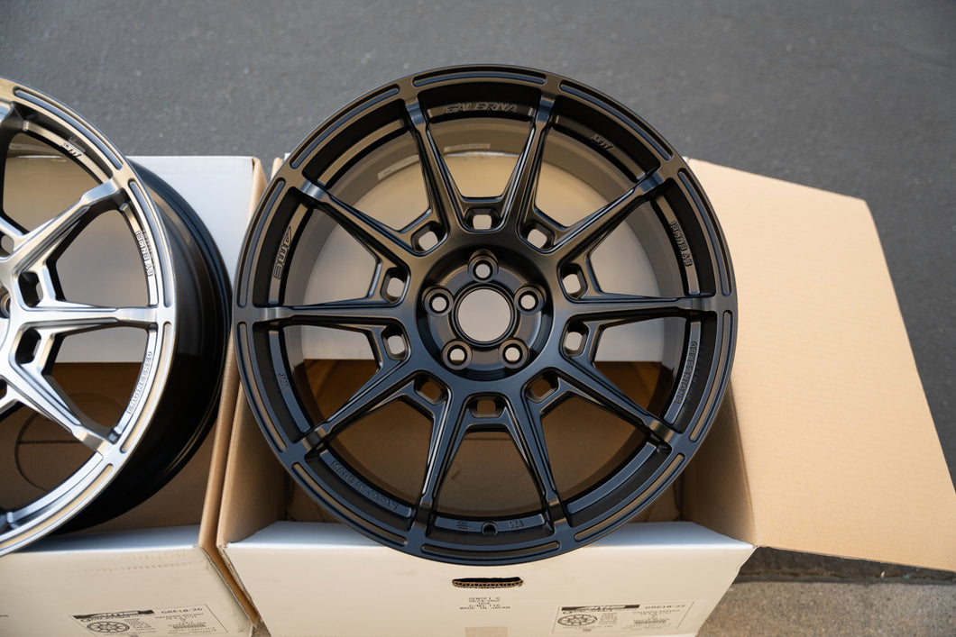 AME Galerna Refino / 18x9.5 +38 / 5x100 / Matte Black