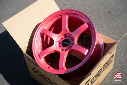 Gram Lights 57DR / 18x9.5 +38 / 5x114.3 / Sakura Pink (PPP)