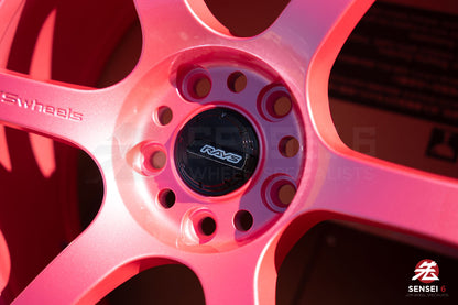 Gram Lights 57DR / 18x9.5 +38 / 5x114.3 / Sakura Pink (PPP)