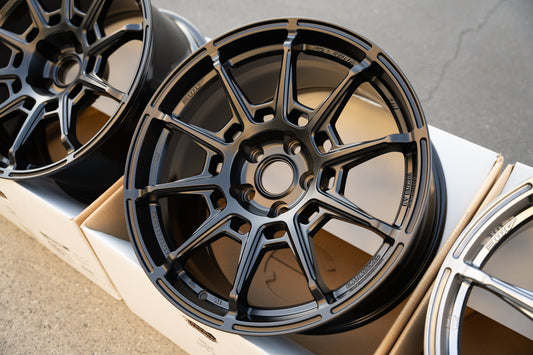 AME Galerna Refino / 18x9.5 +38 / 5x114.3 / Negro Mate