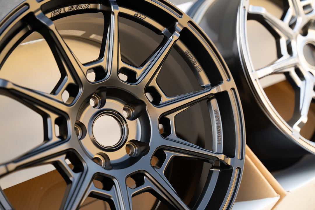 AME Galerna Refino / 18x9.5 +38 / 5x114.3 / Negro Mate