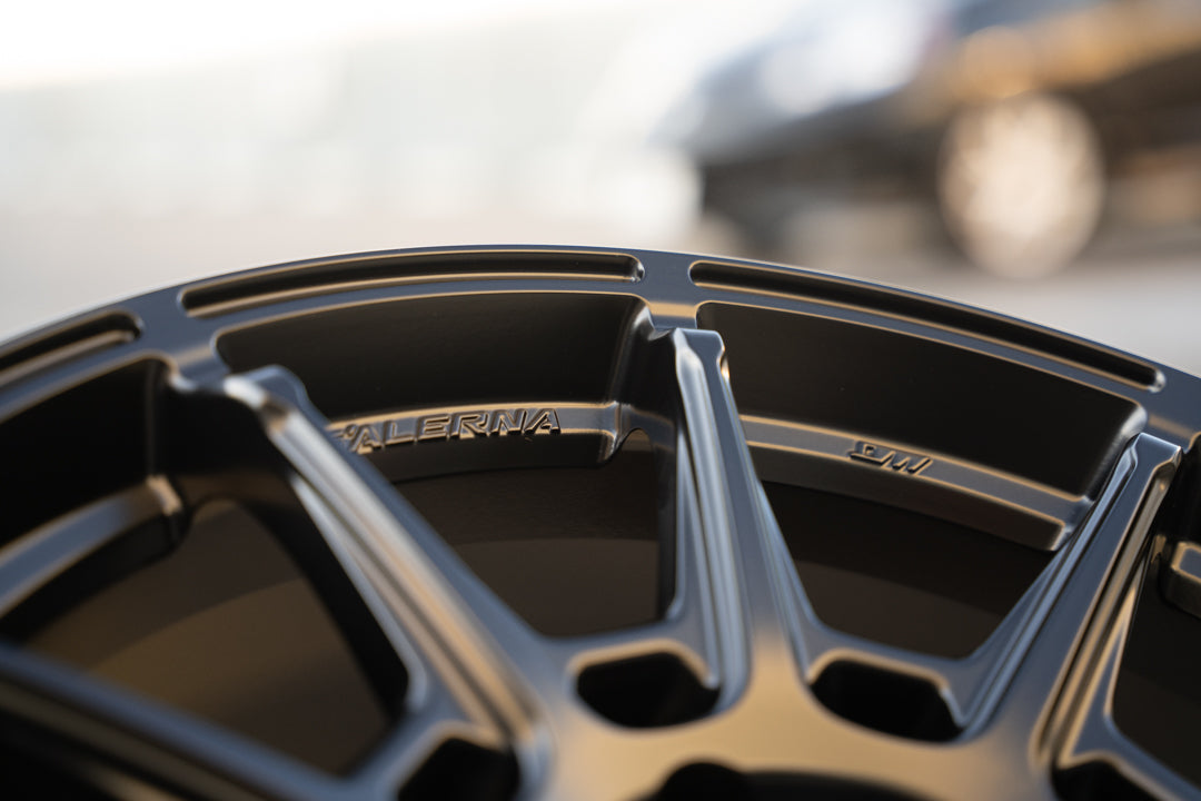 AME Galerna Refino / 18x9.5 +38 / 5x114.3 / Negro Mate