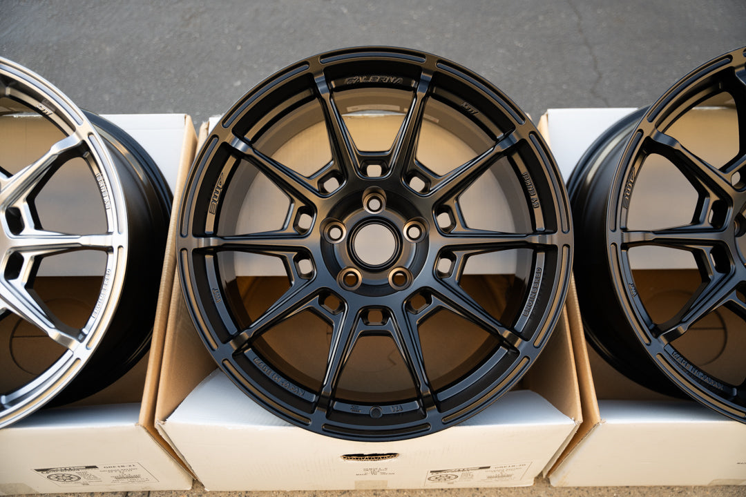AME Galerna Refino / 18x9.5 +22 / 5x114.3 / Negro Mate