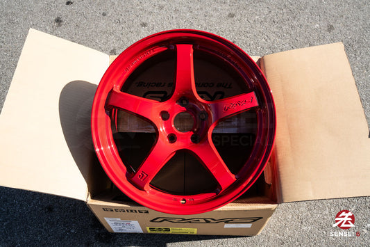 Gram Lights 57CR / 18x9.5 +38 / 5x114.3 / Milano Red (MRP)