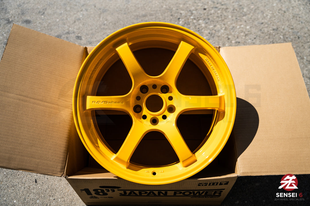 Gram Lights 57DR 2324 Edición Limitada / 18x9.5 +22 / 5x114.3 / Amarillo Macho