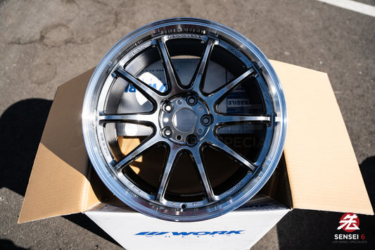 ワーク エモーション ZR10 1P / 18x9.5 +22 / 5x114.3 / グリムブラックダイヤモンドカットリム (GTKRC)