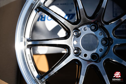 Work Emotion ZR10 1P / 18x9.5 +22 / 5x114.3 / Glim Black Diamond Cut Rim (GTKRC)