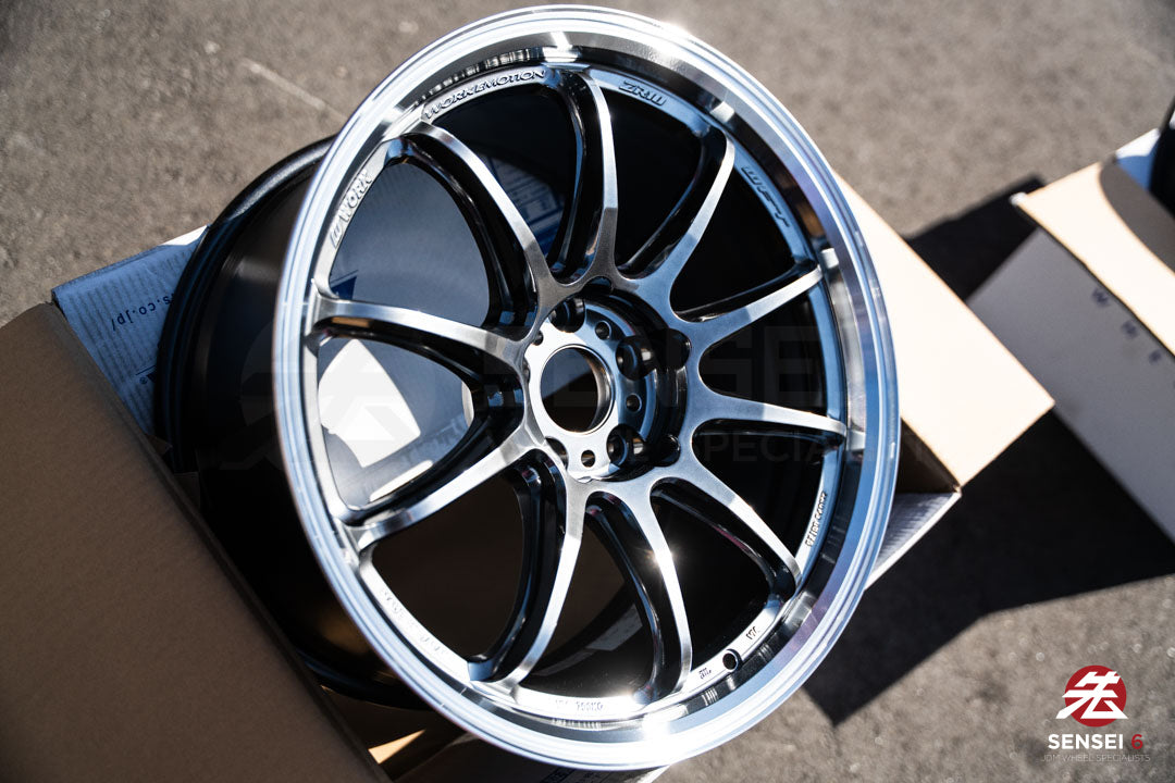 Work Emotion ZR10 1P / 18x9.5 +22 / 5x114.3 / Glim Black Diamond Cut Rim (GTKRC)