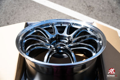 Work Emotion ZR10 1P / 18x9.5 +22 / 5x114.3 / Glim Black Diamond Cut Rim (GTKRC)