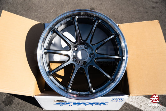ワーク エモーション ZR10 1P / 19x9.5 +38 / 5x114.3 / グリムブラックダイヤモンドカットリム (GTKRC)