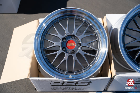 BBS LM / 19x9.5 +22, 19x11 +37 / 5x120 / Diamante Negro