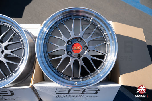 BBS LM / 19x9.5 +22, 19x11 +37 / 5x120 / Diamante Negro