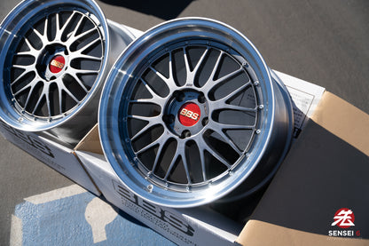 BBS LM / 19x9.5 +22, 19x11 +37 / 5x120 / Diamante Negro