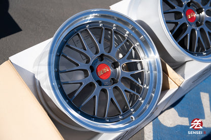 BBS LM / 19x9.5 +22, 19x11 +37 / 5x120 / Diamante Negro