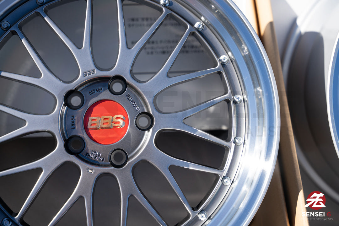 BBS LM / 19x9.5 +22, 19x11 +37 / 5x120 / Diamante Negro