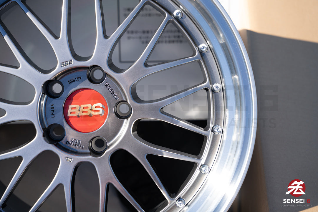 BBS LM / 19x9.5 +22, 19x11 +37 / 5x120 / Diamante Negro