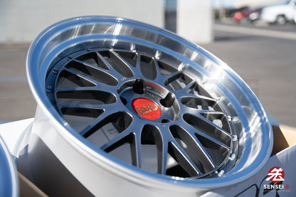 BBS LM / 19x9.5 +22, 19x11 +37 / 5x120 / Diamante Negro