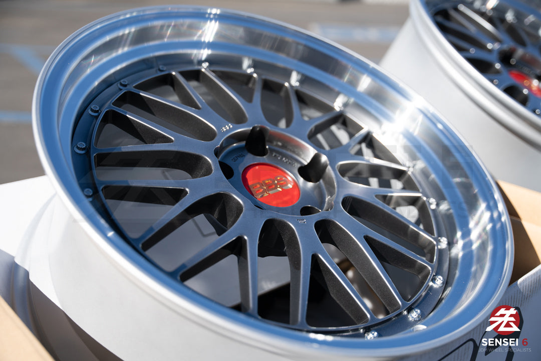 BBS LM / 19x9.5 +22, 19x11 +37 / 5x120 / Diamante Negro