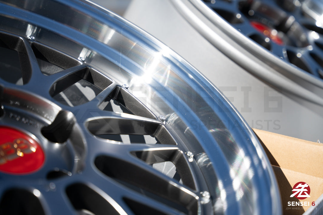 BBS LM / 19x9.5 +22, 19x11 +37 / 5x120 / Diamante Negro