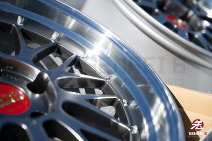 BBS LM / 19x9.5 +22, 19x11 +37 / 5x120 / Diamante Negro