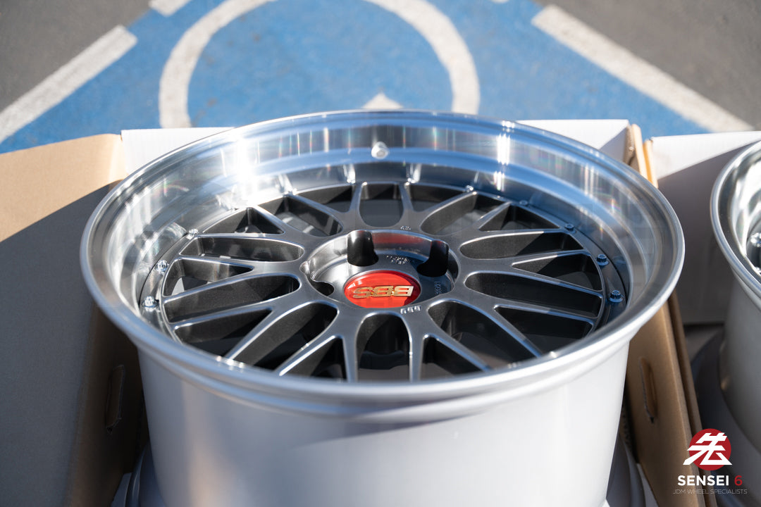 BBS LM / 19x9.5 +22, 19x11 +37 / 5x120 / Diamante Negro