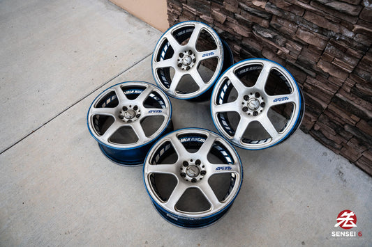 17" Volk Daytona Speed (Used Wheels) / 5x100 / 17x7 +50 / Silver
