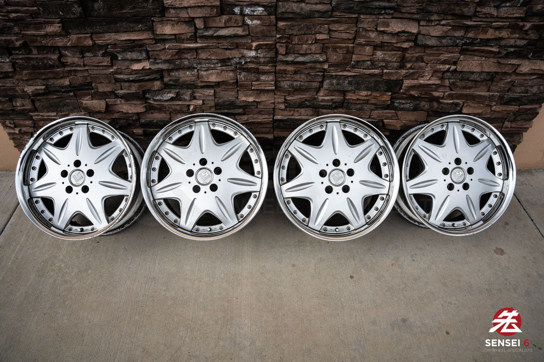 18" Work LS207 (Used Wheels) / 5x114.3 / 18x8 +38 / Silver