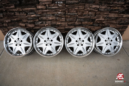 18" Work LS207 (Used Wheels) / 5x114.3 / 18x8 +38 / Silver